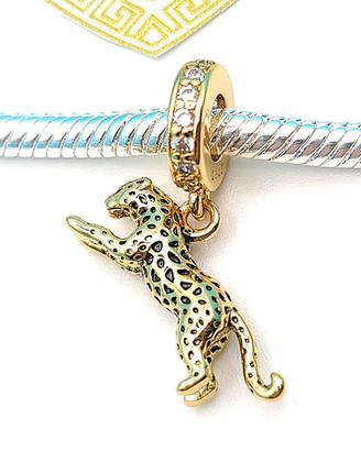 Charm argento 925 Charm argento 925 Ghepardo Gold