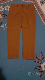 Pantaloni dritti color ocra/tabacco - Autunnali