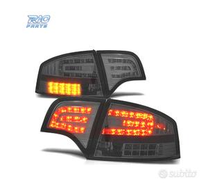 FANALI PER AUDI A4 B7 04-07 LED FONDO CROMATO FUMÉ