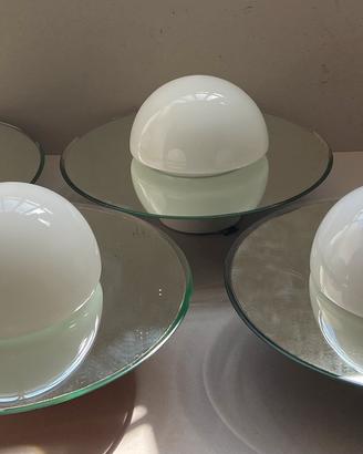 Plafoniere design da soffitto e parete anni 70