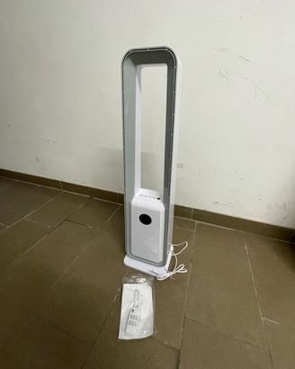 Ventilatore a torre senza pale con telecomando