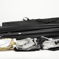 CALUMET 2 Telai allum. 100x180+teli+sostegni+sacca