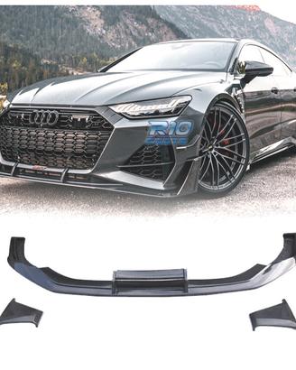 SPOILER LIP AUDI A7 A7L 19-23 LOOK RS7 ABT NERO LU