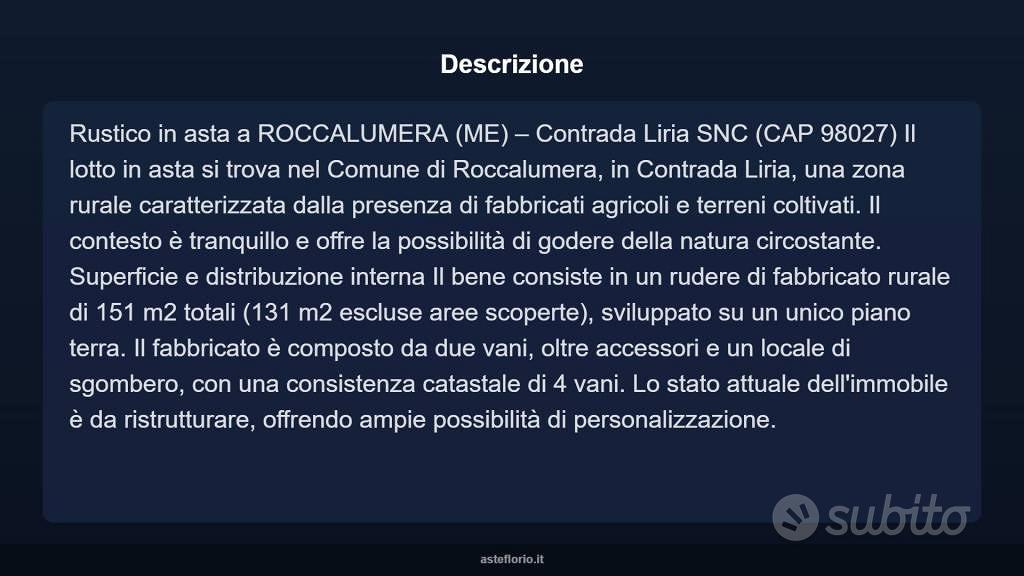 Immobile in asta di 151 m² a Roccalumera - Vista 3
