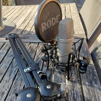 Microfono RODE NT1 + SM6 + braccio RODE PSA-1