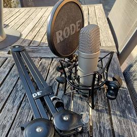 Microfono RODE NT1 + SM6 + braccio RODE PSA-1