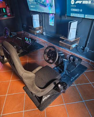 Playseat + Logitech G923 + Cambio Manuale