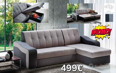 divano penisola a letto 