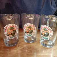 Tre caraffe vetro 1.5 l marchio Moretti