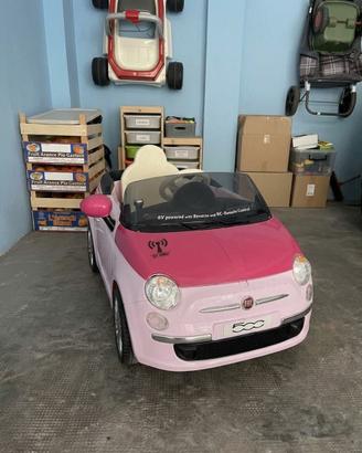 Fiat 500 elettrica per bambini 6v funzionante