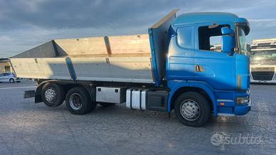 Scania 144 460 ribaltabile inox