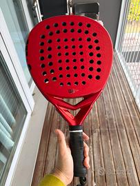 Racchetta da Padel Wilson Bela – Rosso Lucido