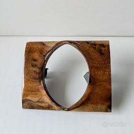 Maserati Biturbo cornice orologio in radica