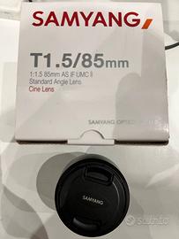 samyang 85mm t1.5 as if umc ii canon