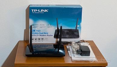 TP-Link Archer D20 - Router Modem ADSL2+ AC750