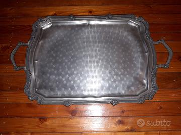 VASSOIO RETTANGOLARE IN PELTRO