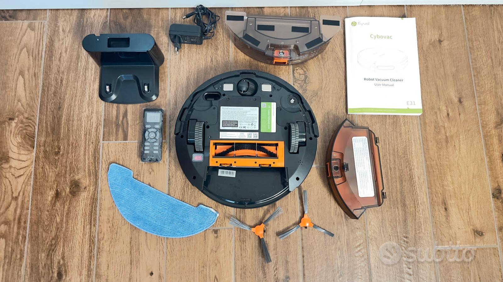 Kyvol E31 Robot Aspirapolvere Con Navigazione Intelligente, Controllo App E Alexa, Ricondizionato