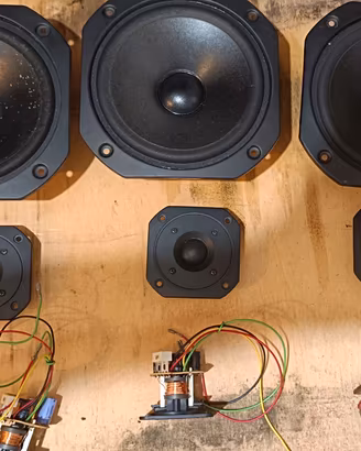 altoparlanti technics con crossover originale 