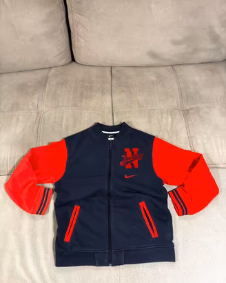 Felpa nike vintage rossa e blu L da ragazzo