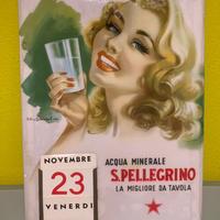 Insegna San Pellegrino calendario perpetuo