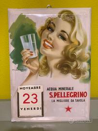 Insegna San Pellegrino calendario perpetuo