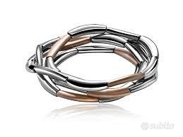 Breil flowing tj1154 collana acciaio oro rosa