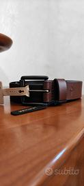 Cintura in pelle marrone uomo Dockers