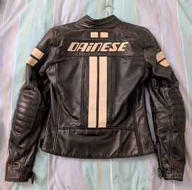 Giacca pelle Dainese e paraschiena