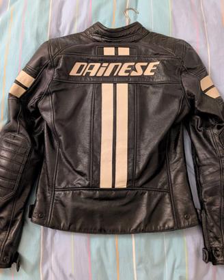 Giacca pelle Dainese e paraschiena