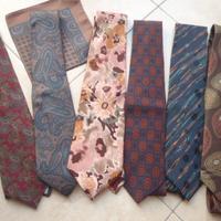 Cravatte seta vintage/Fazzoletti cotone