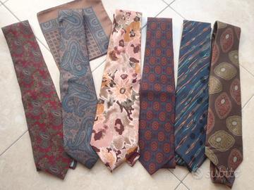 Cravatte seta vintage/Fazzoletti cotone