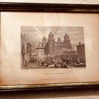 Stampa antica castello di Ferrara