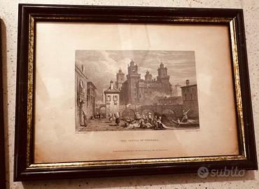 Stampa antica castello di Ferrara