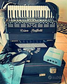 Fisarmonica super musette midi e microfoni
