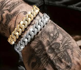 BRACCIALI A CATENA CUBANA DA UOMO