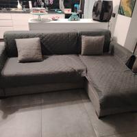Divano letto con chaise longue 