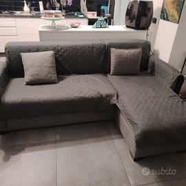 Divano letto con chaise longue 