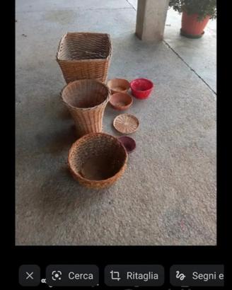 VARI ARTIVOLI IN VIMINI