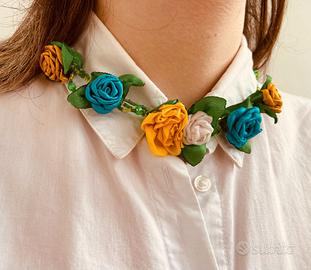 Collana unica fatta a mano