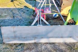 Lama per neve - livellamento ghiaia