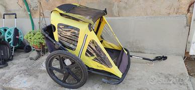 Carrello rimorchio bici per bambini o animali