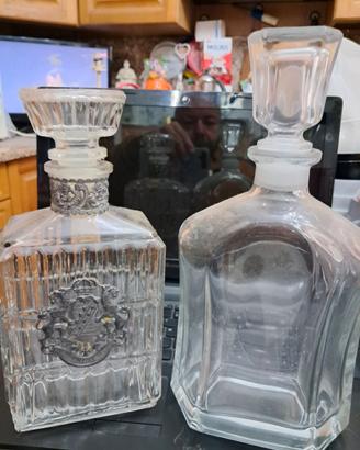 Bottiglie cristallo vintage RE GA LO