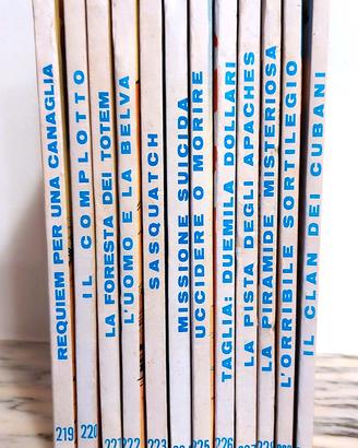 12 numeri fumetto TEX GIGANTE annata 1979