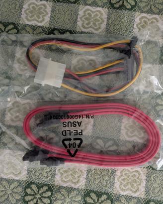 Cavi sata ASUS e Adattatore Molex a sata