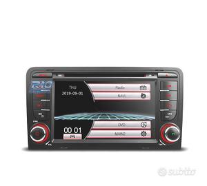 RADIO NAVIGATORE 7" PER AUDI A3 8P 03-12 USB GPS 