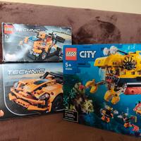 2 set LEGO TECHNIC+1 set LEGO CITY 