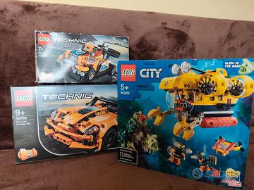 2 set LEGO TECHNIC+1 set LEGO CITY 