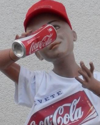 VECCHIA MASCOTTE COCA COLA