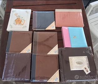 Album fotografici nuovi vari modelli