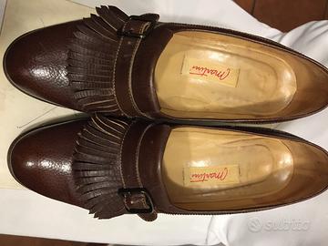 Scarpe donna, fibia e frange. 37,5